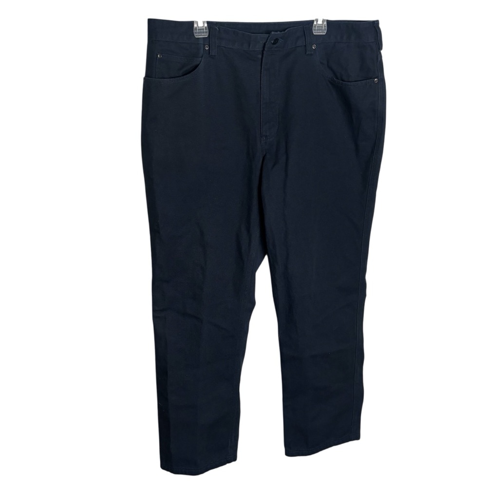 Duluth Trading navy duckcloth cotton pants size 40 x 34